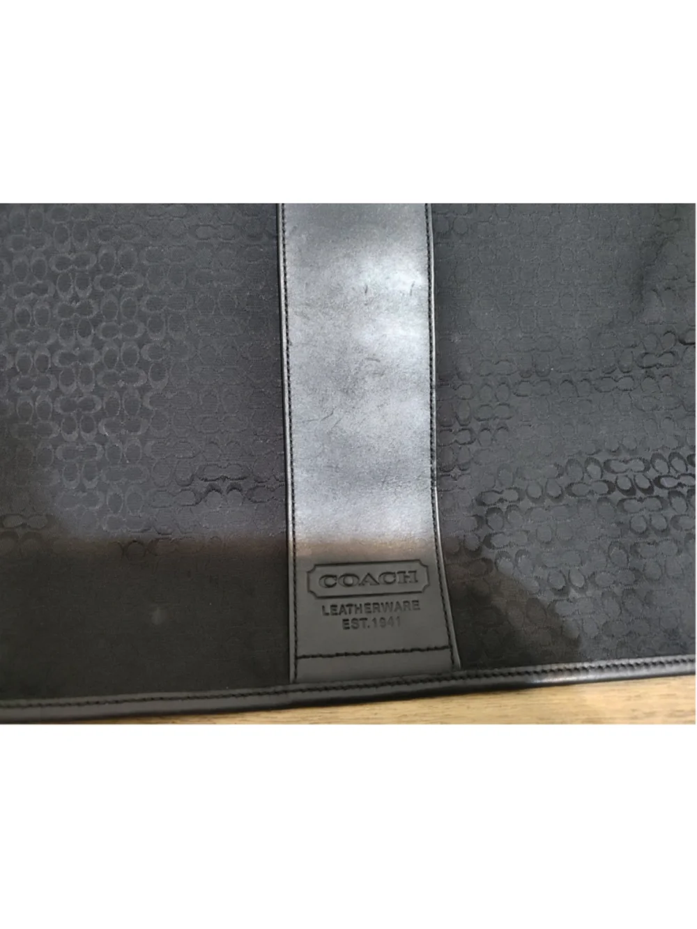 Unisex Coach Messenger Bag One Size Black